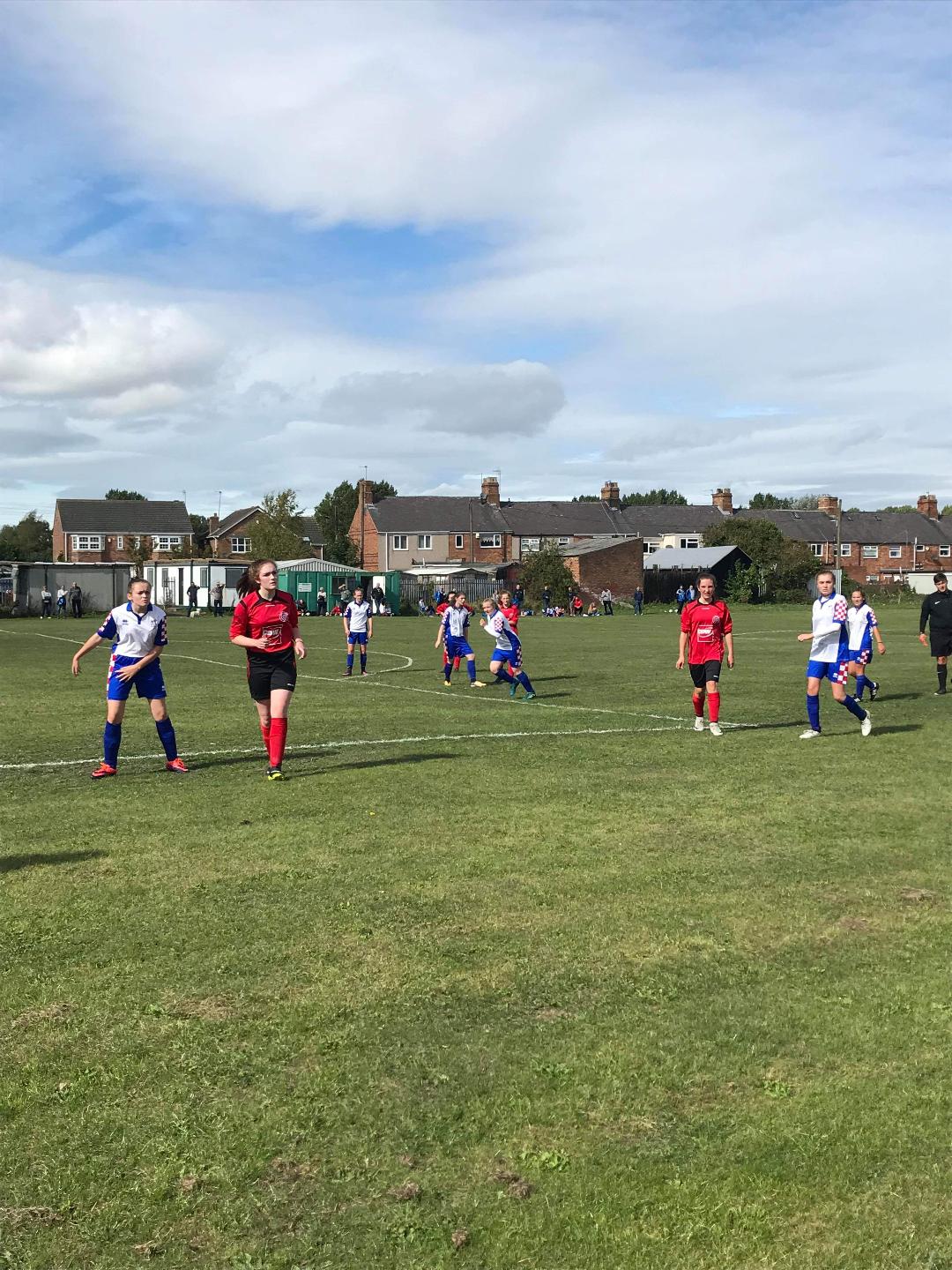 Players organising for a throw in